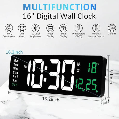 Digital Wall Clock