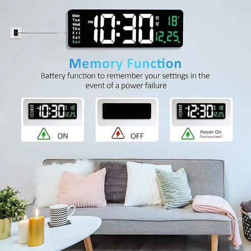 Digital Wall Clock