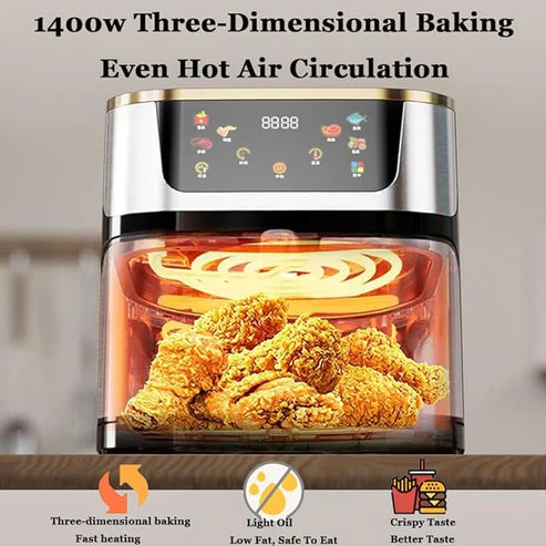 Stainless Steel Visual Air Fryer